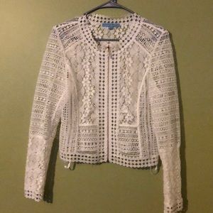 Cream lace jacket